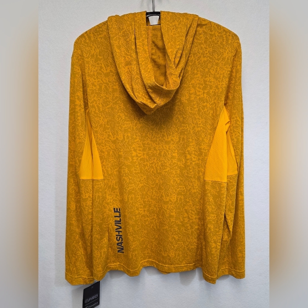Fanatics Nashville Predators Authentic Pro NHL Gold Hoodie Mens Size Medium - Picture 3 of 13